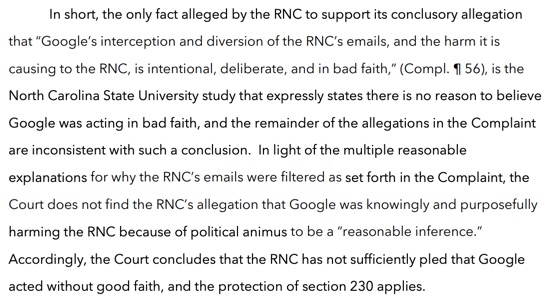 RNC v. Google: Republican National Committee Gets Smacked Down by Court (full text of order here)